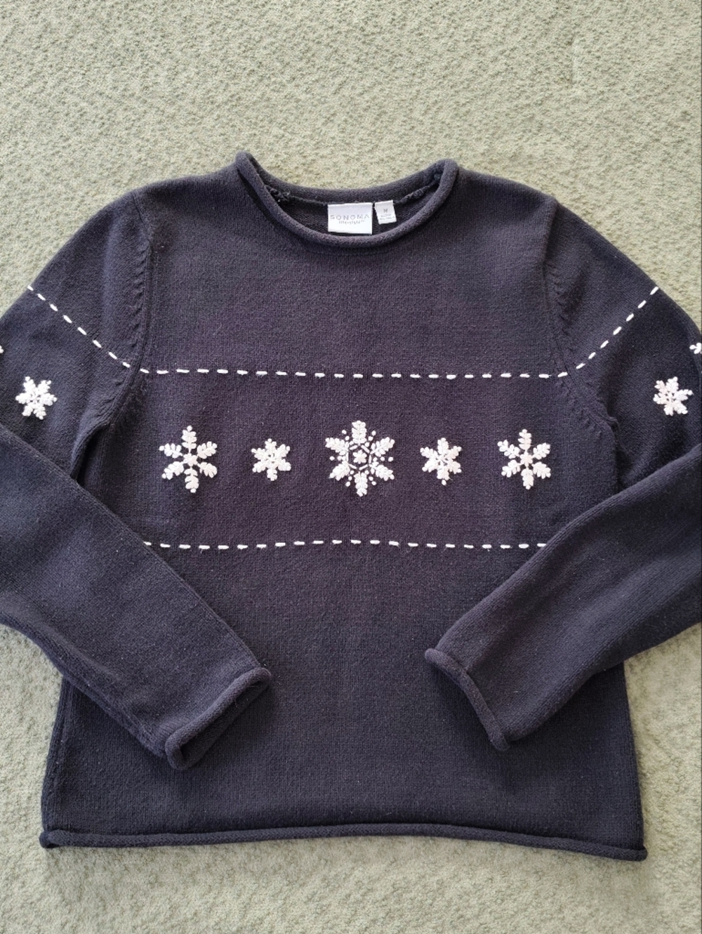 Sonoma Snowflake Knit Sweater